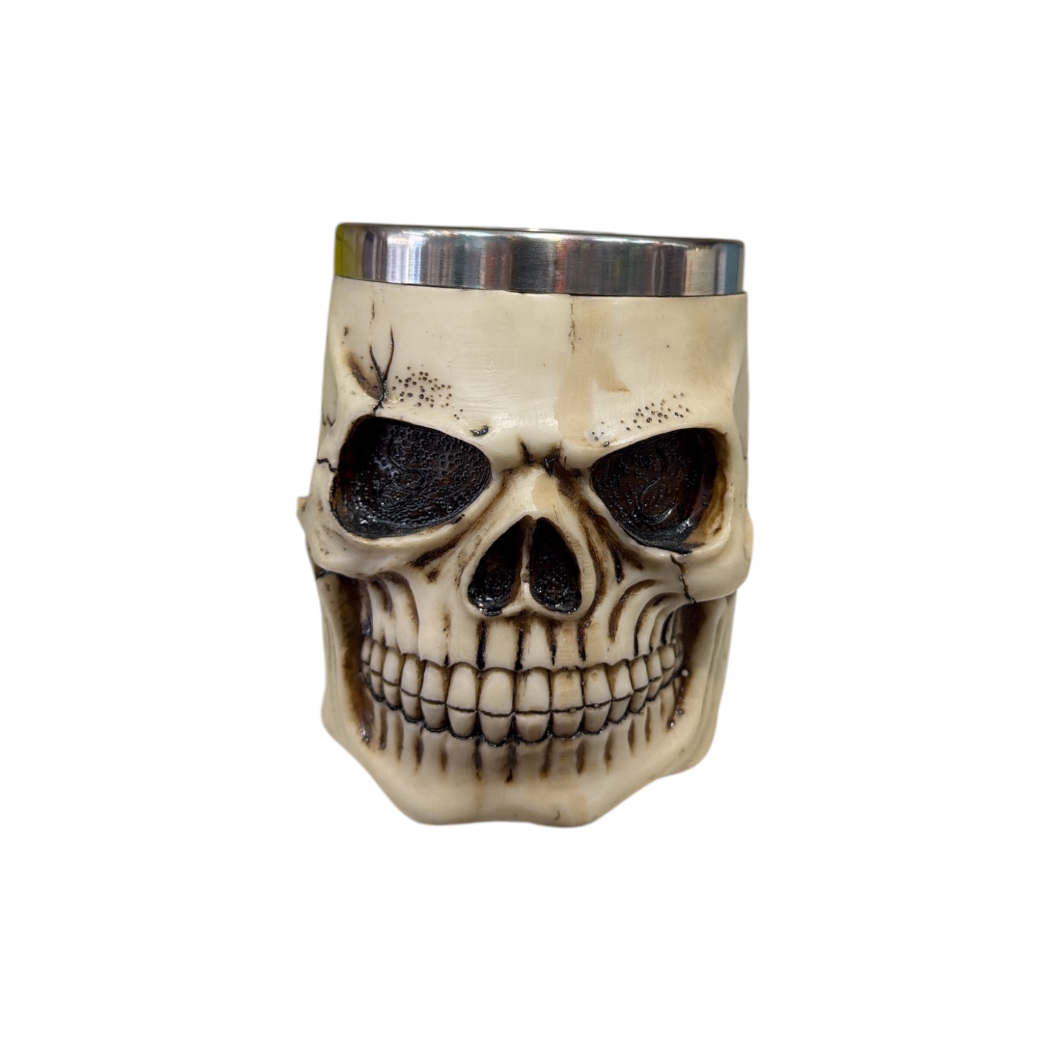 Jarra cervecera cara calavera