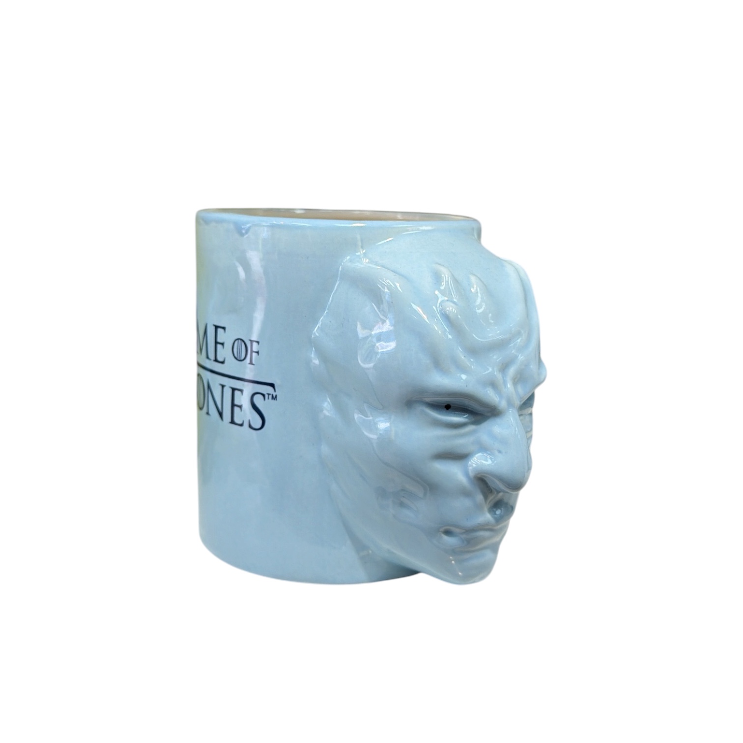 Taza rey de la noche cara moldeada