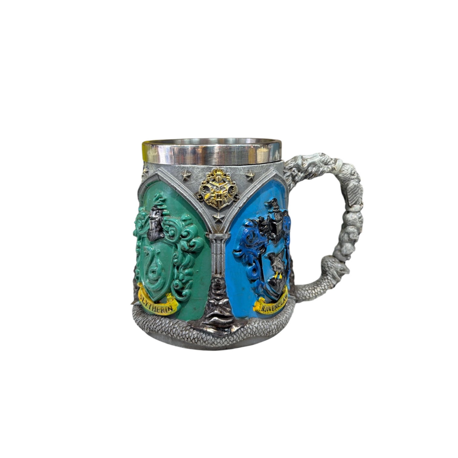 Jarra harry potter cuatro casa agarradero simbolos