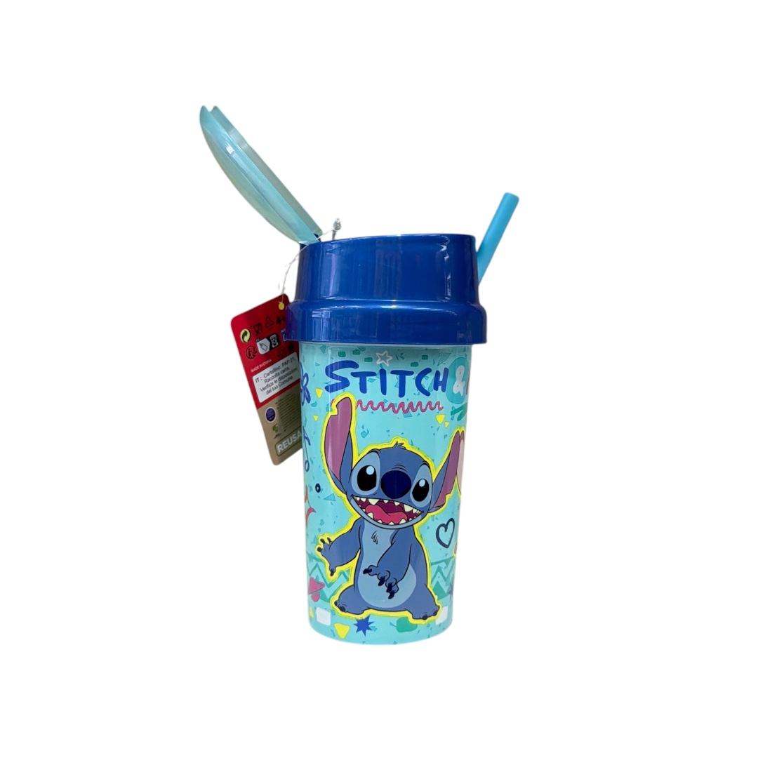 Vaso stitch con angel  tapa porta galleta