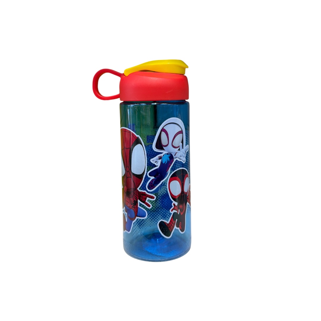 Botella plastica  spiderman pequeña