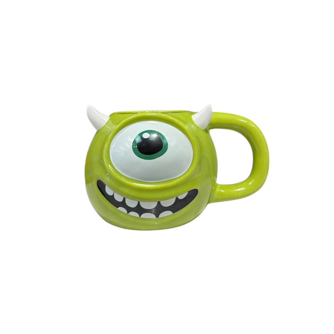 Taza cara mike wazowski cuernos