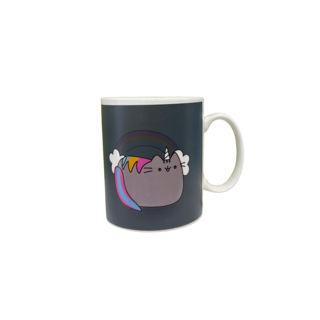 Taza imagen  pusheen unicornio
