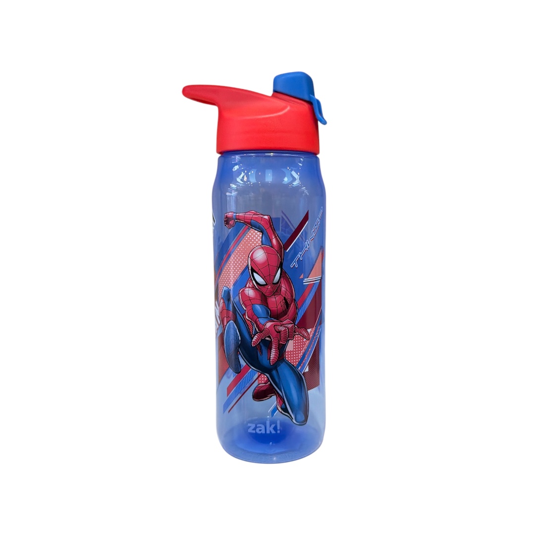 Botella plastica espiderman y venom