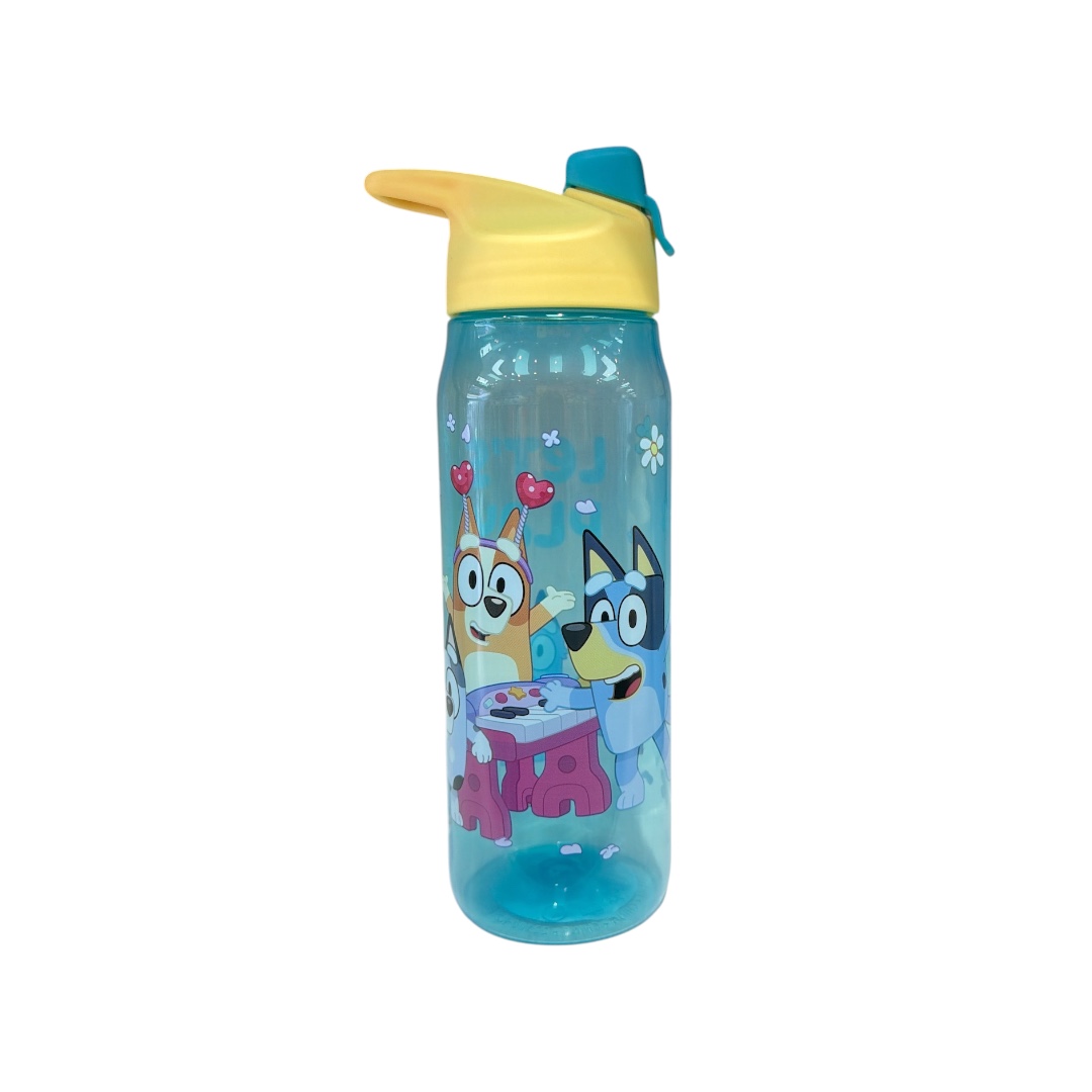 Botella plastica buey y bingo tapa amarilla