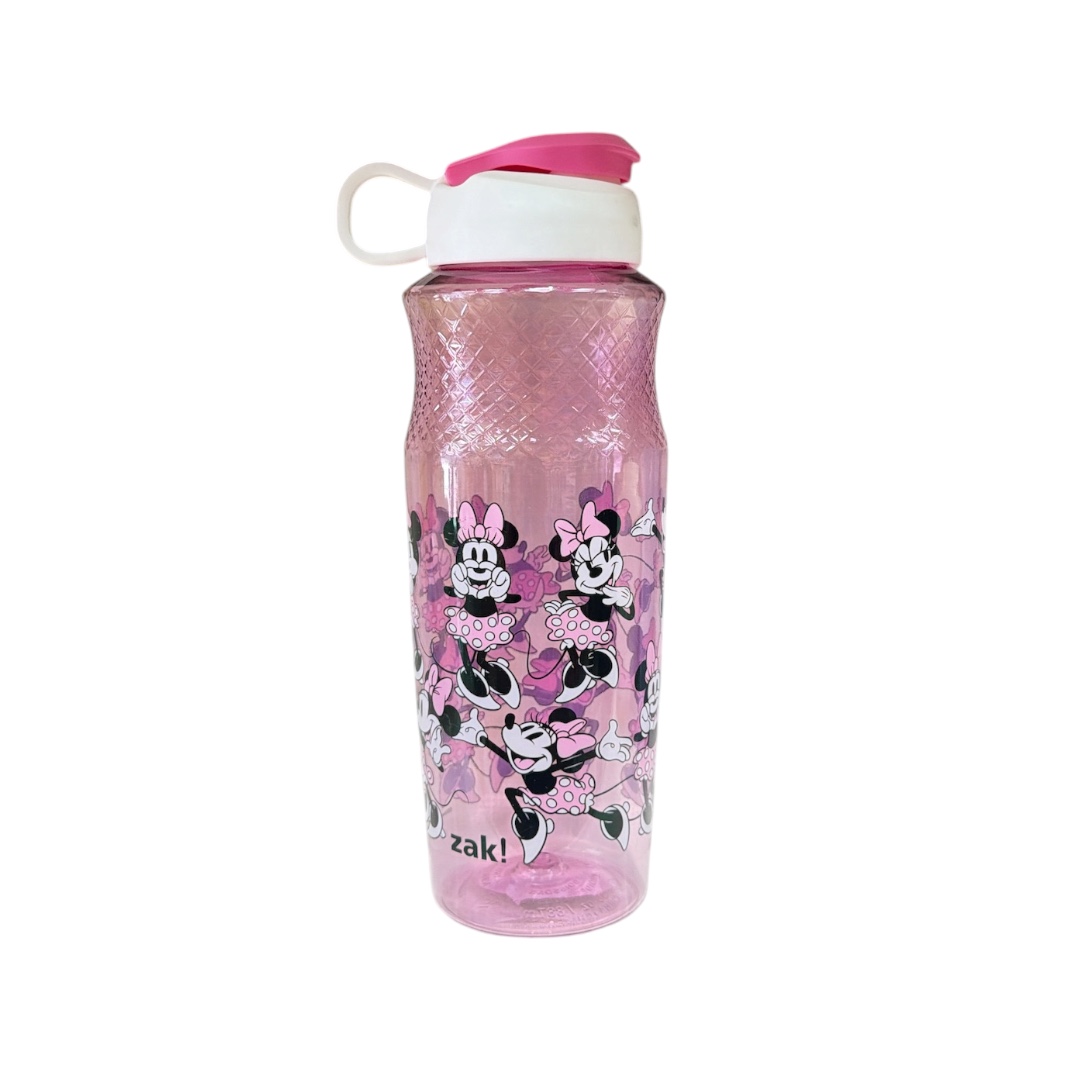 Botella plastica minnie tapa con agarre