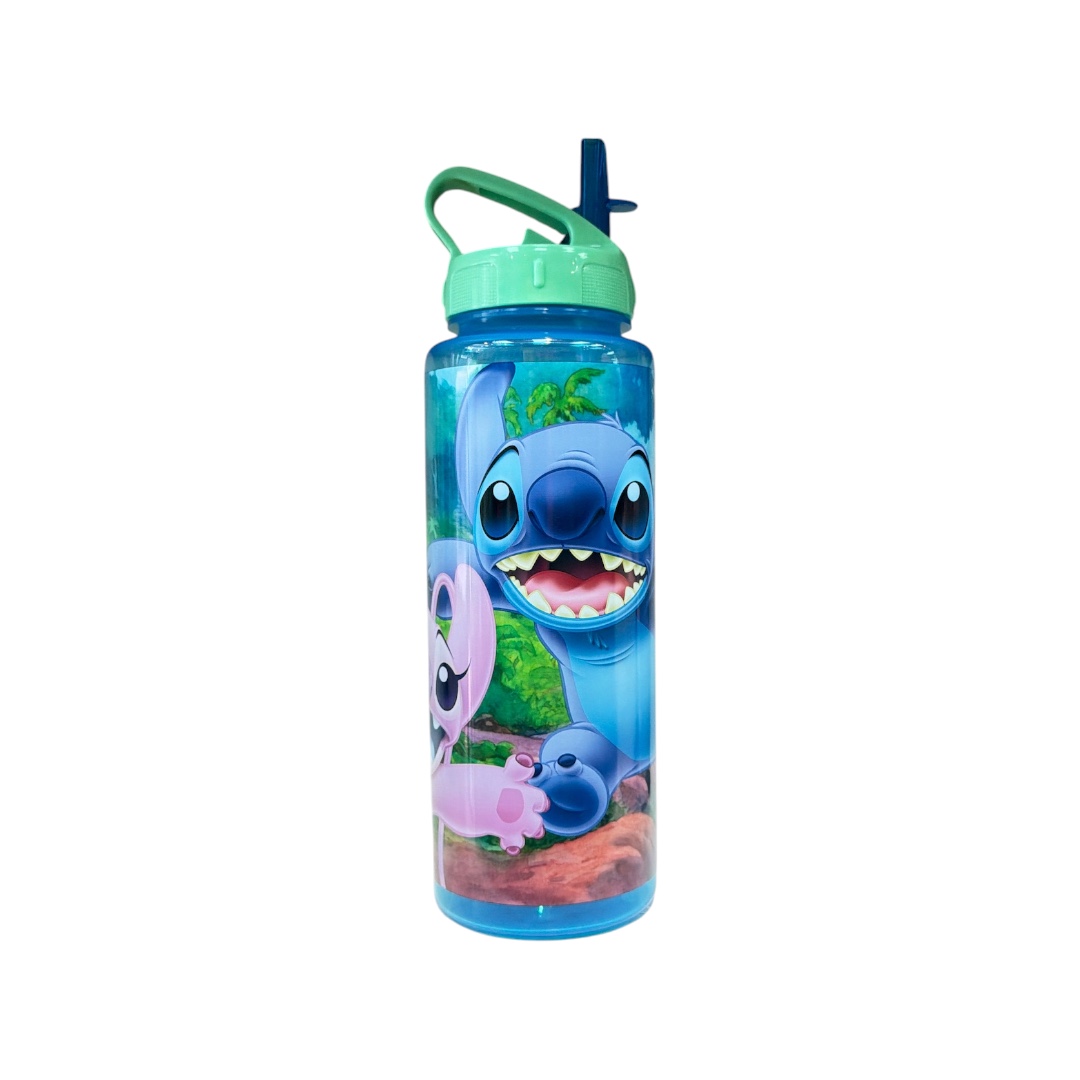 Botella plastica stitch y angel