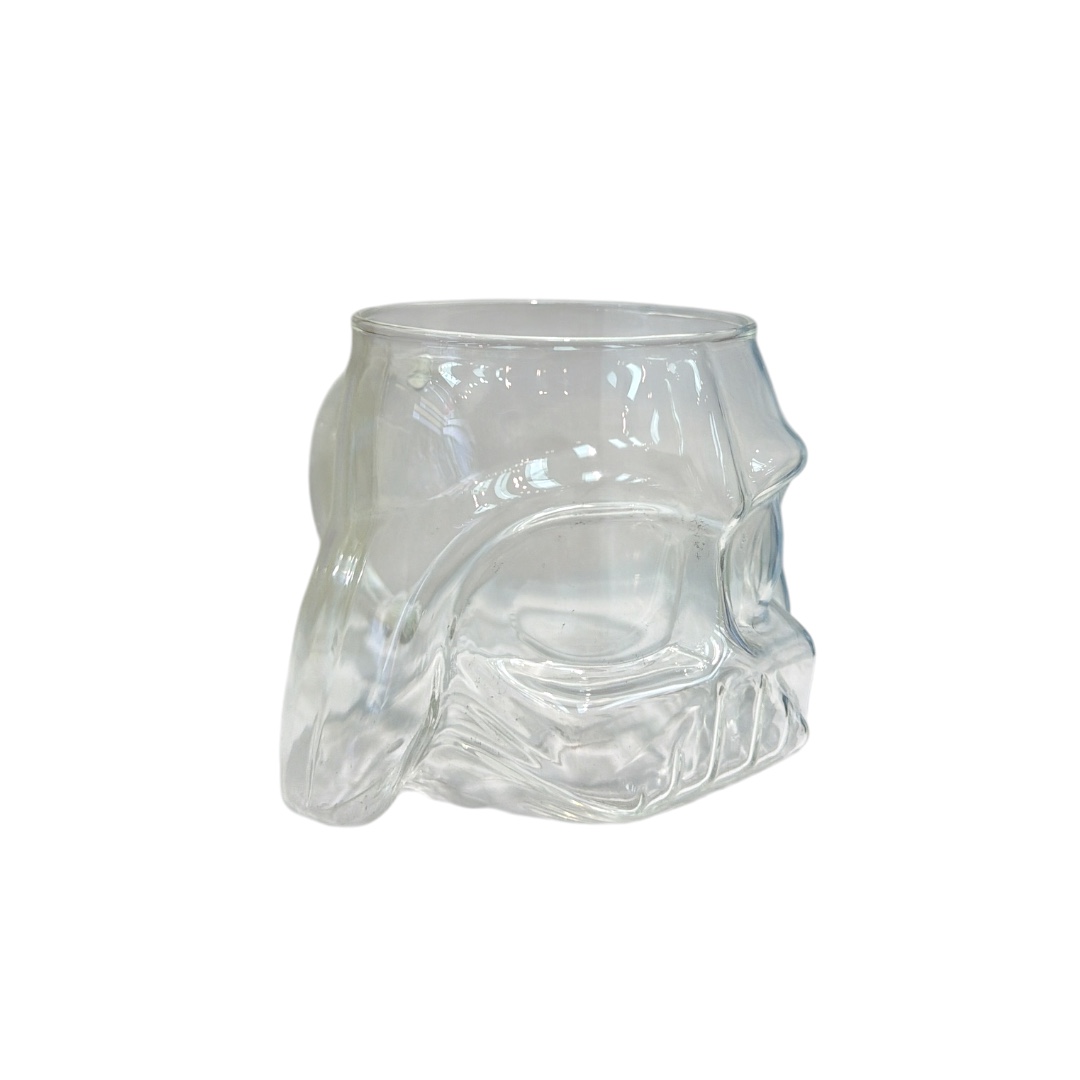 Taza darth vader de vidrio transparente