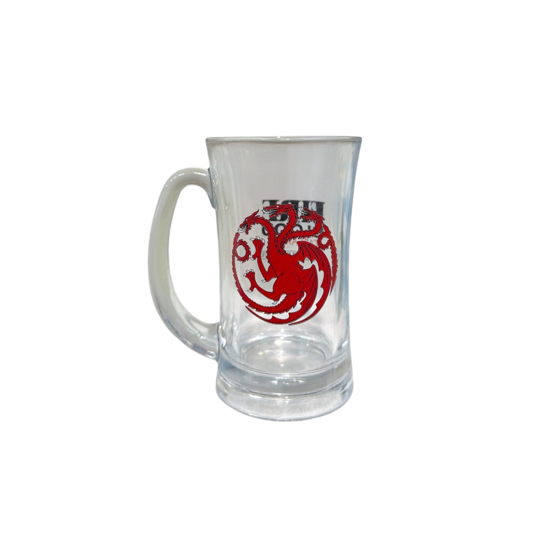 Taza cervecera game of thrones de vidrio
