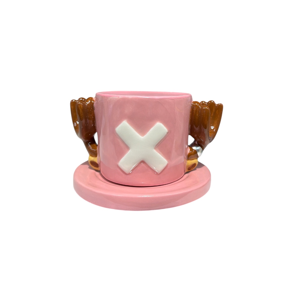 Taza  tony tony shopper rosa-sombrero
