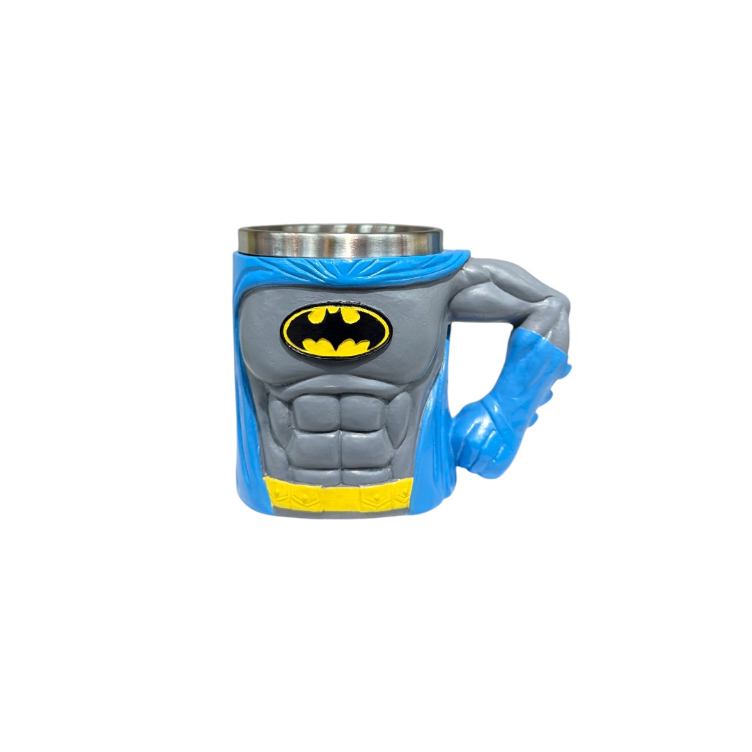 Jarra batman celeste agarradero brazo