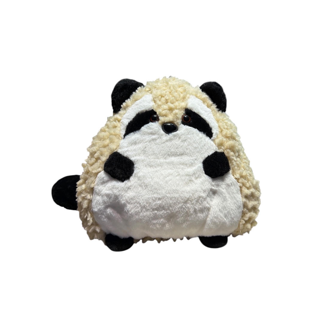 Almohada algodonada mapache