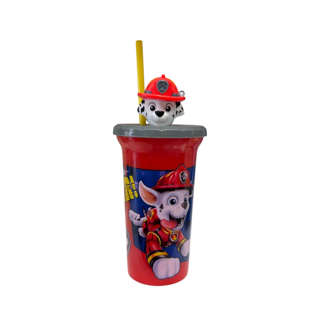 Vaso marshall con pajilla figura