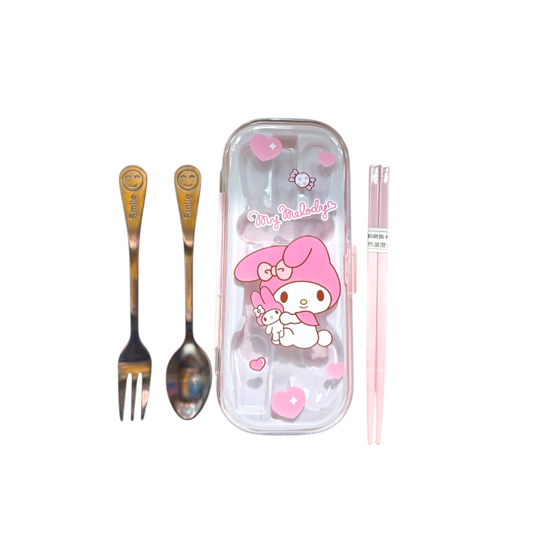Set de cubiertos my melody